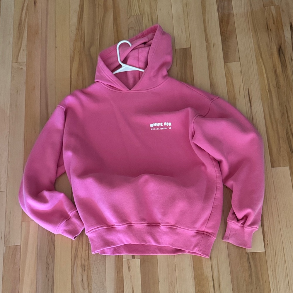White Fox Boutique Pink Hoodie